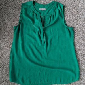 GUC Kelly Green Banana Republic Shell/Blouse XL Tall